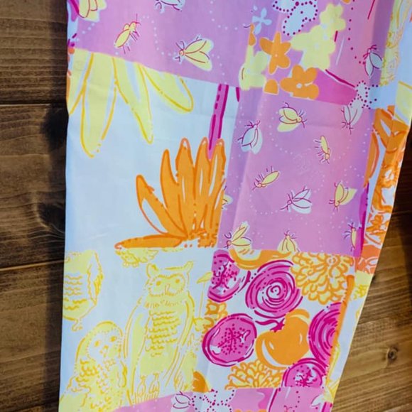 Glow in the Dark Patchwork crop pants - RARE! EUC - size 2 - Picture 3 of 3